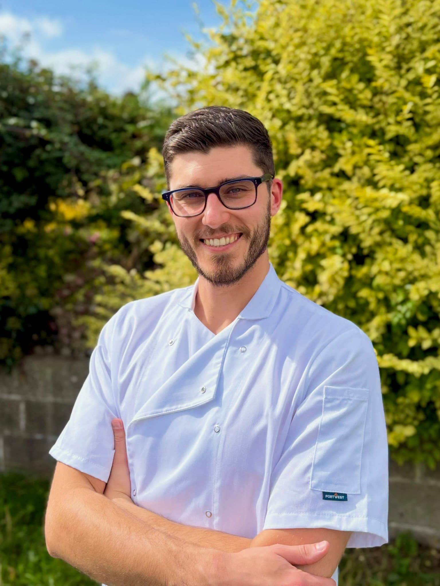 Rhys, founder and baker of Arán Amháin